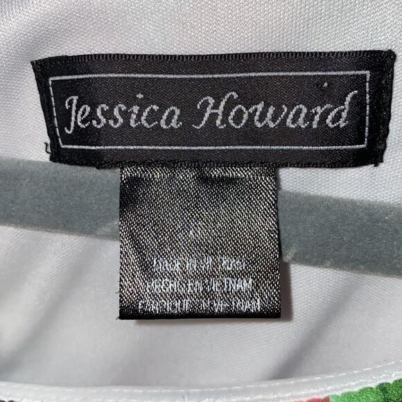 Jessica Howard Floral Shift Dress 3/4 Flutter Bell Sleeve Size 20W - Picture 7 of 11